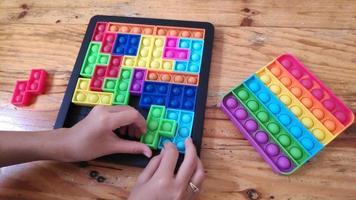 fidget toys for children to learn and play photo