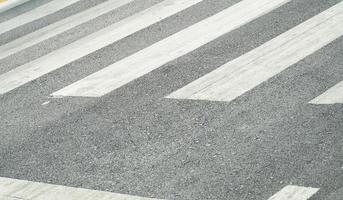 A pedestrian crossing for people to cross the road photo