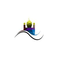 mosque icon logo image vector illustration