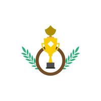 trophy icon vector illustration design