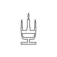 candle icon vector illustration design image element