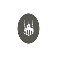 mosque logo image vector illustration design