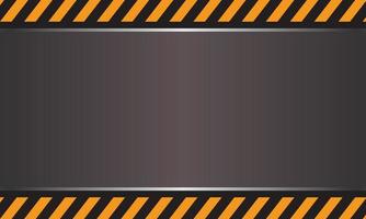 Black yellow gradient desktop background. building under construction vector background