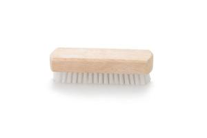 clothes brush on white background photo