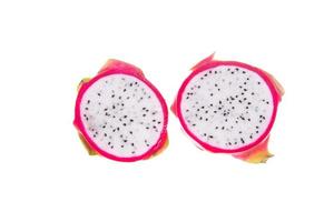 Dragon Fruit isolated on white background photo