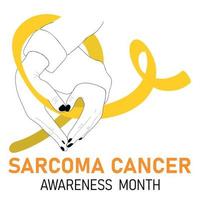 Sarcoma Cancer Awareness Month poster