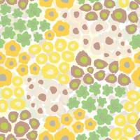 seamless multicolour little flowers pattern background , greeting card or fabric vector