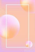 Pink gradient background. Coral pink sphere gradient memphis background. Suitable for advertising, e-commerce, promotion, posters, photo albums, display boards, cards, picture books, backgrounds.