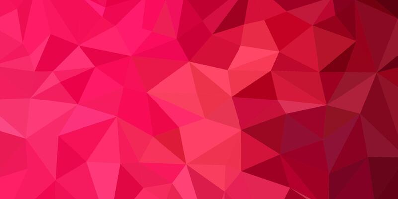 Red gradient background. Gradient triangle polygon background design. Suitable for advertising, e-commerce, promotion, posters, photo albums, display boards, cards, picture books, backgrounds.