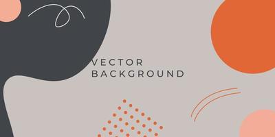 Vector abstract creative backgrounds in minimal trendy style - templates simple, stylish and minimal designs