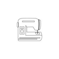 sewing machine icon image vector illustration