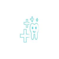 HEALTHY TEETH ILLUSTRATION vector