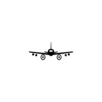 airplane icon vector logo illustration