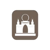 mosque drawing icon vector illustration design