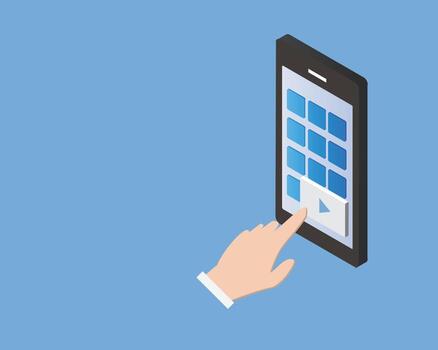 picture in picture or PiP is a feature of some television receivers to display with one or more other programs vector