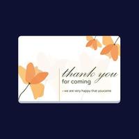 thank you card simple