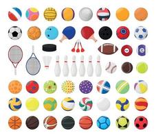 Set of Sports Balls vector