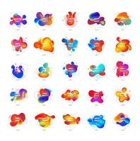 Abstract Shapes Collection vector