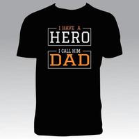 Father's Day T Shirt Design vector