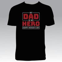 Happy Father's Day T Shirt Design vector