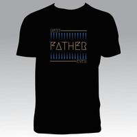 diseño de camiseta del día del padre vector