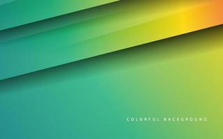 Abstract overlap layer green color background vector