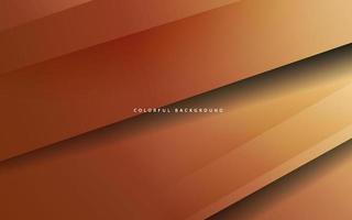 Abstract overlap layer brown color background vector