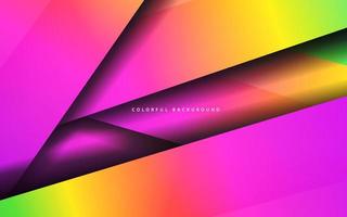 Abstract overlap layer gradient color background vector