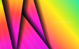 Abstract overlap layer gradient color background vector