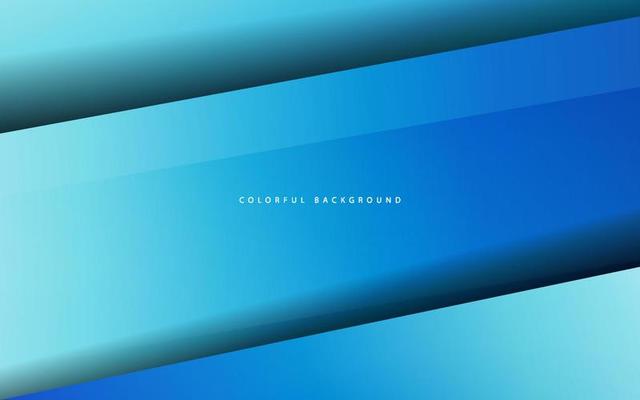 Abstract overlap layer blue background vector