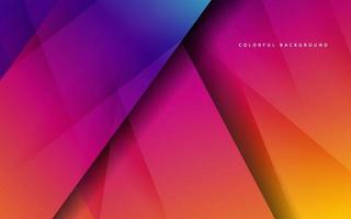 Abstract gradient color overlap layer background vector