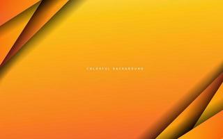 Abstract shape orange color overlap layer background vector