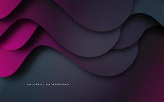 Abstract wave shape overlap layer background vector