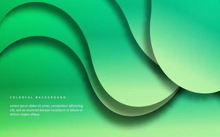 Abstract wave shape overlap layer background vector