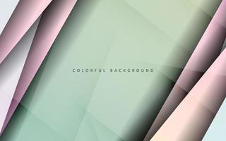 Abstrac overlap layer rainbow background vector