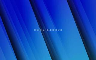 Abstract overlap layer gradient blue background vector