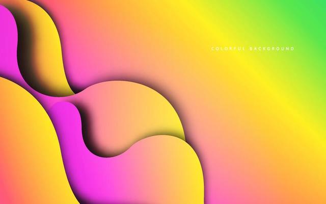 Abstract overlap layer gradient color background