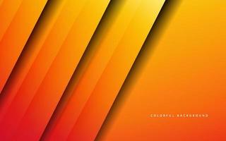 Abstract shape prange color overlap layer background vector