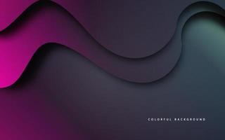 Abstract wave shape overlap layer background vector