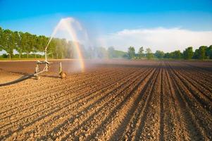 Irrigation pump water photo