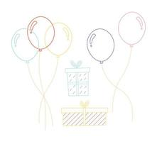 Balloons and gifts