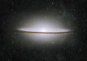 Incredibly beautiful galaxy somewhere in deep space photo