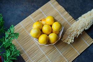 Nastar is a typical Indonesian cake made from wheat flour filled with pineapple jam photo