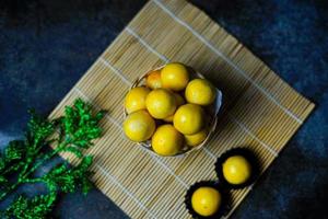 Nastar is a typical Indonesian cake made from wheat flour filled with pineapple jam photo