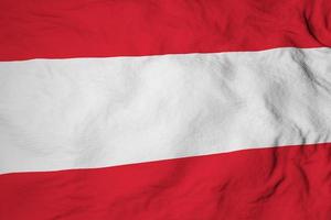 Austrian flag in 3D rendering photo