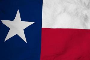 Flag of Texas in 3D rendering photo