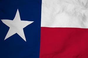 Flag of Texas in 3D rendering photo