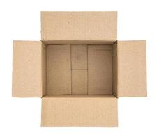 packed or hidden inside a cardboard packaging box photo