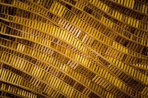 nature background of brown handicraft weave texture bamboo surface photo