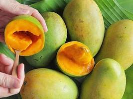 delicious mango, ready to eat